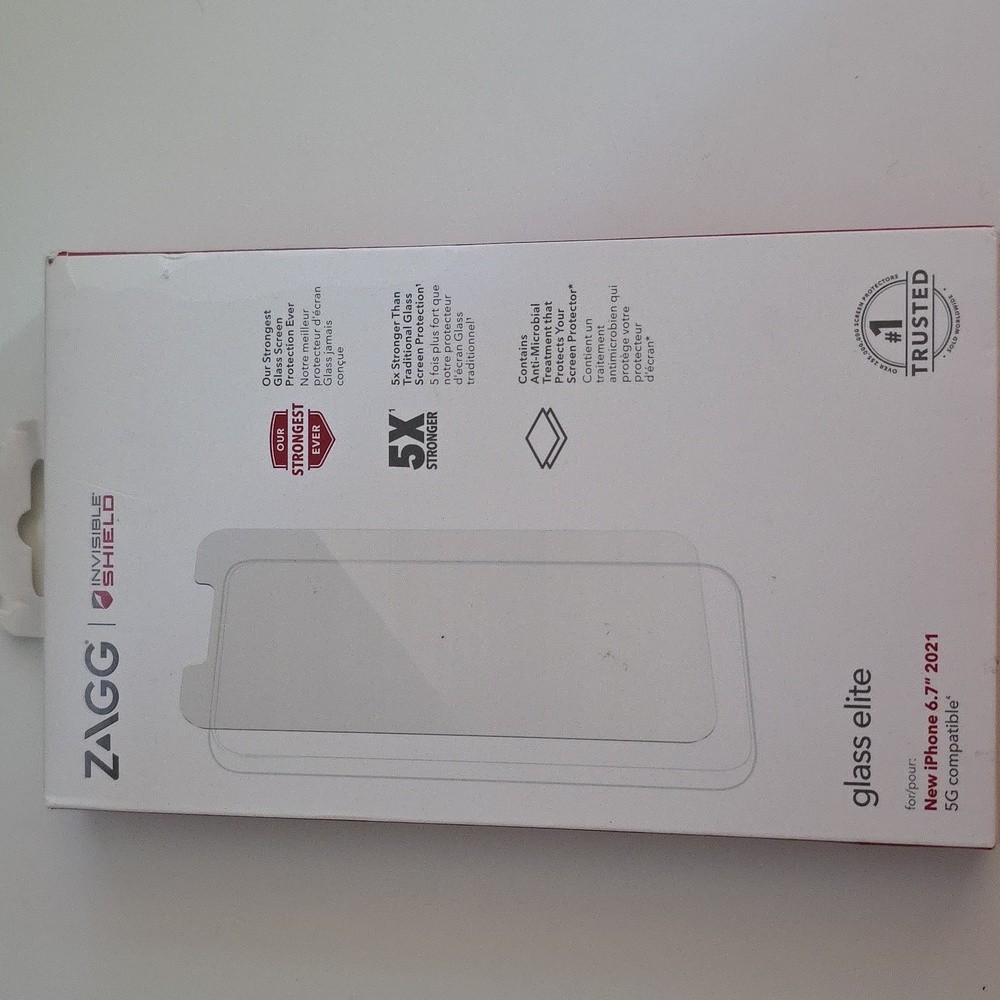 ZAGG Invisible Shield Glass Elite Screen Protector Iphone 6.7 2021 5G Compatible